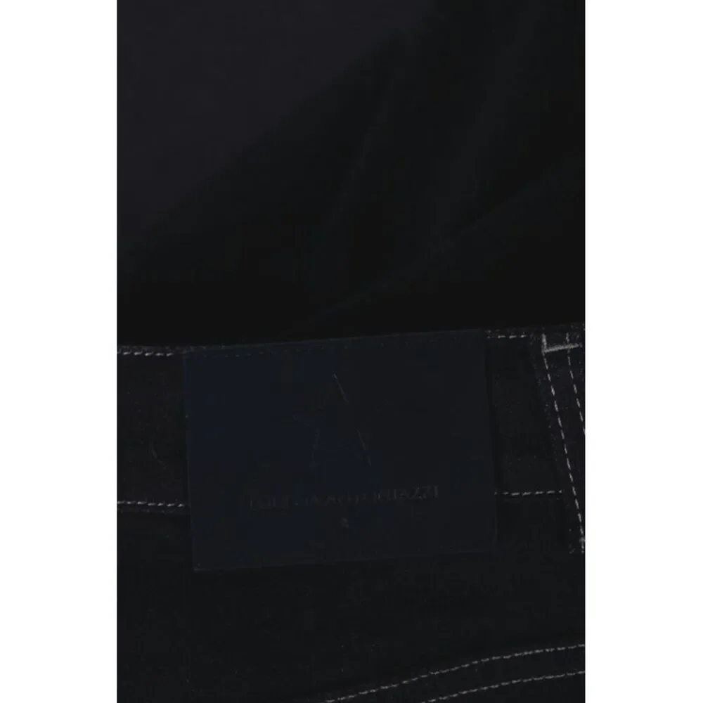 Lorena Antoniazzi Women Skinny Jeans Black Cotton Button Mid Rise Size 4